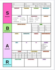 Nurse report sheets