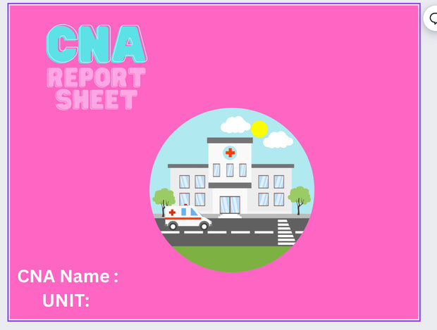 CNA report Sheets