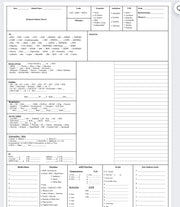 ICU Nurse Report sheets